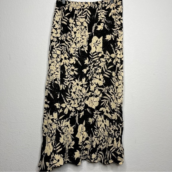 VTG‎ 90s Women Maxi Broomstick Skirt XL Reversible Goblincore whymsigoth grunge - Picture 1 of 7